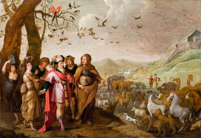 نوح يدخل الفلك بواسطة هانز الثالث جوردان